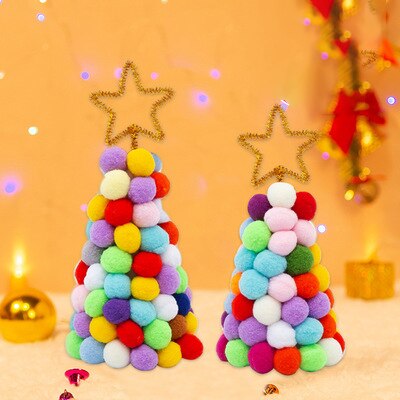Christmas Tree Children Art&amp;Craft Handcraft Activity Decor DIY Christmas Tree Material Package Handmade Christmas Tree: 6