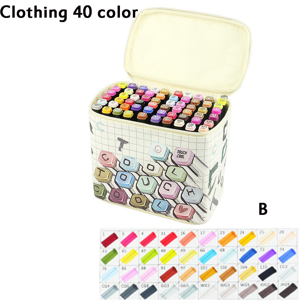 mark pen Painting Double Head colorful Mark Note Pen Set Office Supplies for all kinds of painting#904g40: B