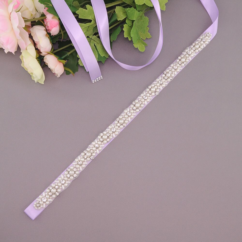 Silver strass brudben strumpeband bröllop strumpeband bälte brud lår ben strumpebandsring för kvinnor kvinnlig brud: Lavendel-