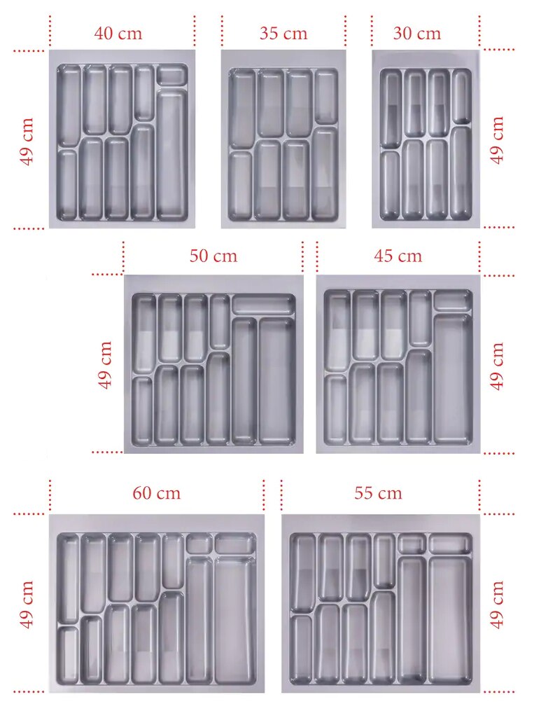 Good made in Turkey, the CE CERTEFIED 10 different sizes kitchen cutlery cutlery drawer organizer tray storage box