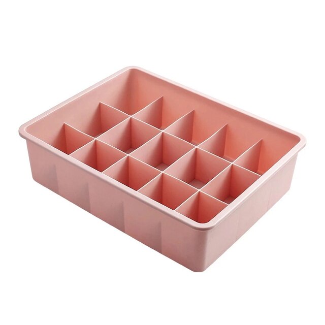 Sous-Vêtements En Plastique Boîte Muit Multifonctions Cravates Chaussettes Short Rangement Placard Tiroir Organisateur Boîte: M