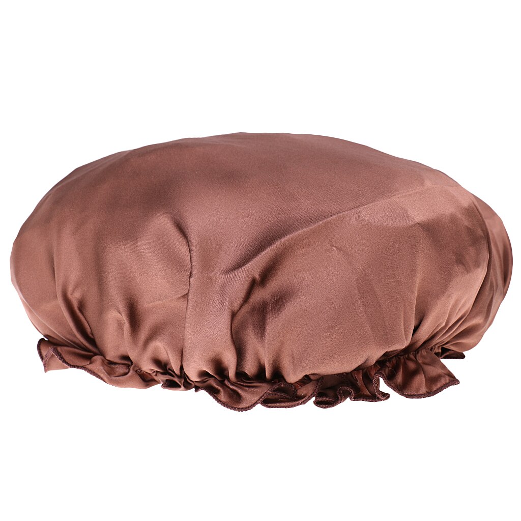 Pure Soft Silk Sleeping Cap Sleep Hat Night Hair Bonnet Scarves