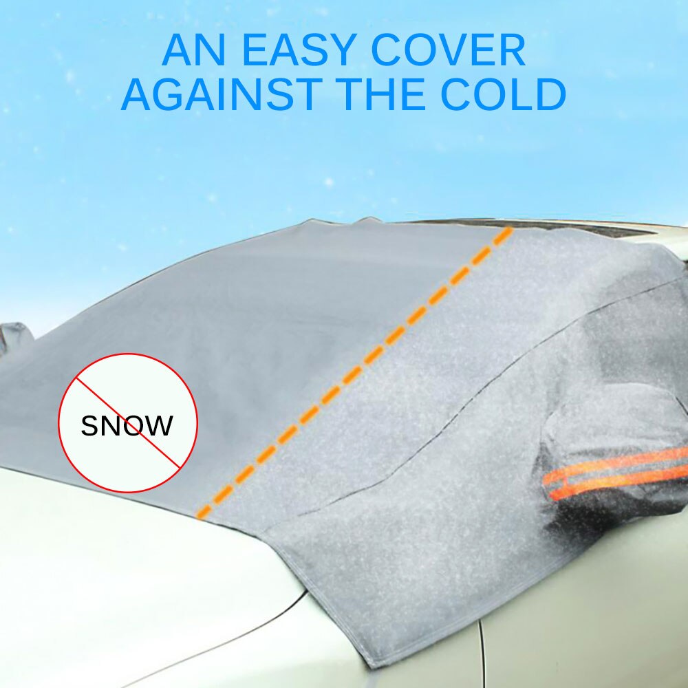 APA 16184 voorruit cover auto winter CABIN CAP, voor auto's,Zwart