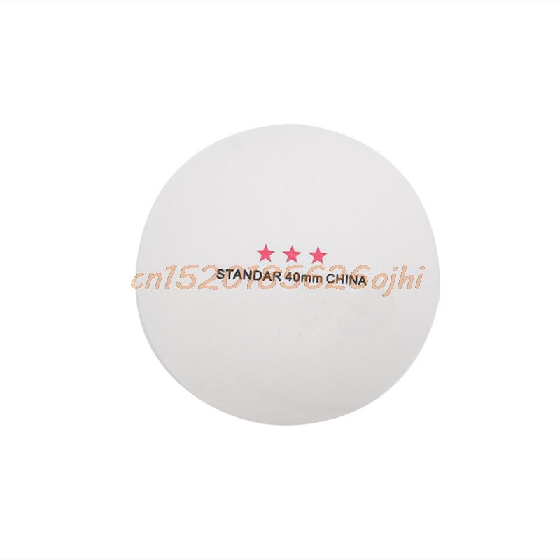 OOTDTY Ping Pong Balls 50Pcs 3 Star Standard 40mm Olympic Table Tennis Orange Ping Pong Balls Games: White