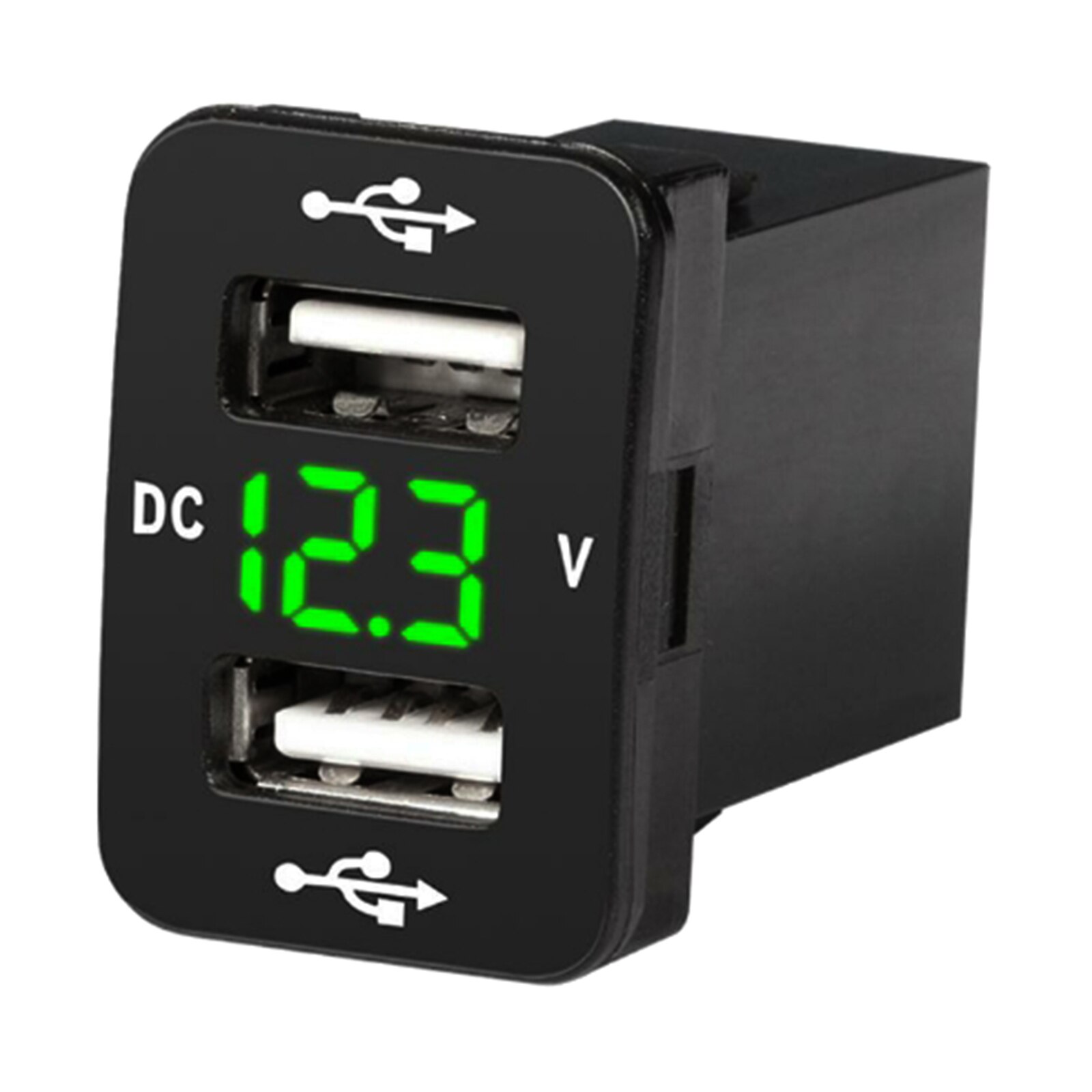 Dual USB Car Charger Digital Power Outlet Adapter Compatible for Toyota