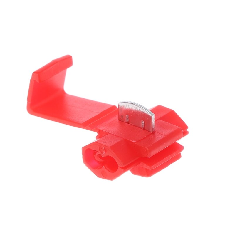 Auto 10pcs 2 Pin T Shape Wire Cable Connectors Terminals Crimp Lock Quick Splice Car Kit Tool 1XCF