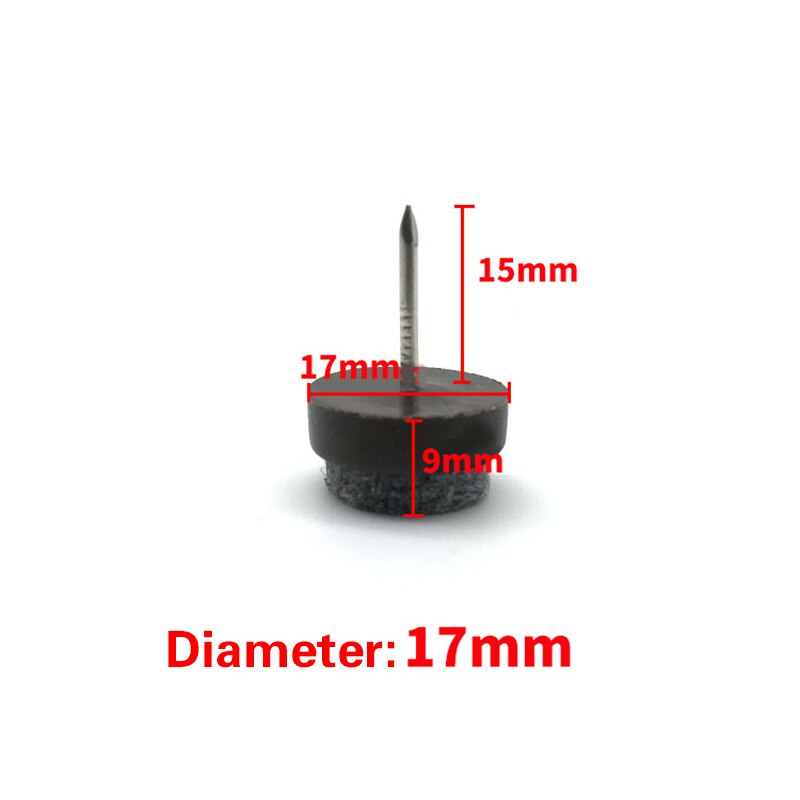 30Pcs Stoel Tafel Meubilair Been Bodem Voeten Nail Protectors Antislip Houten Vloer Protector Vilt Mat Pad nail