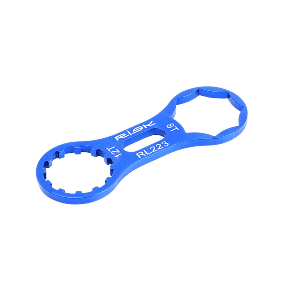 Aluminum Alloy Bicycle Front Fork Repair Tool for SR Suntour XCR/XCT/XCM/RST MTB Bike Front Fork Cap Wrench Disassembly Tools: Blue