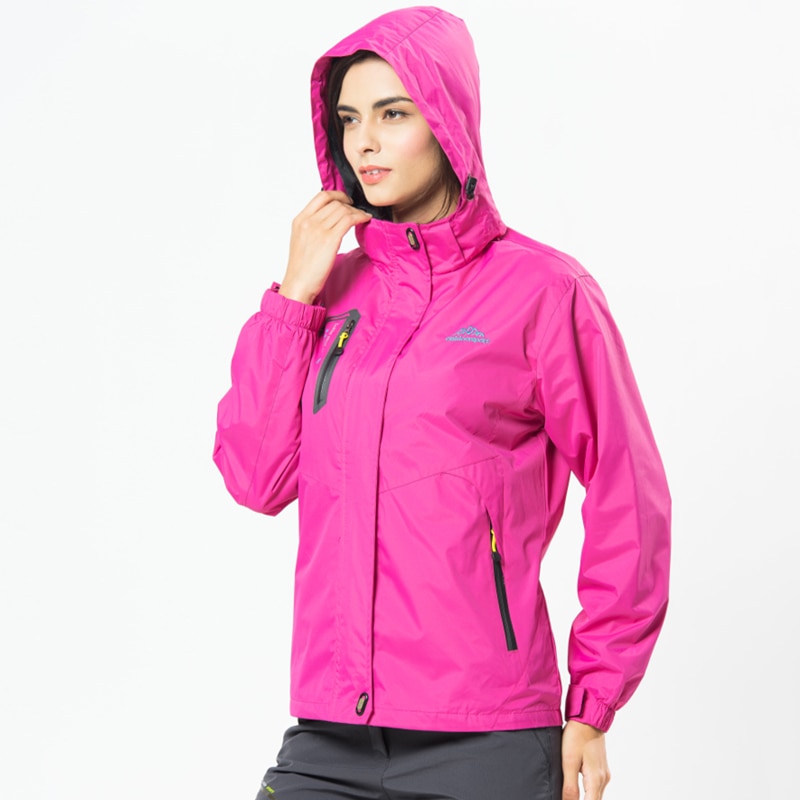 Veste de plein air pour femme, coupe-vent, imperméable, pour randonnée, manteaux de sport, printemps