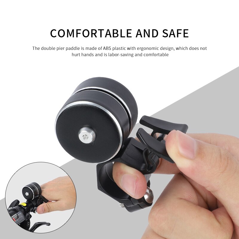 Avvisatore acustico per bicicletta 120dB forte doppio clacson per MTB Road bike manubrio campanello per bici ciclismo allarme di sicurezza campanello di avvertimento accessori per biciclette