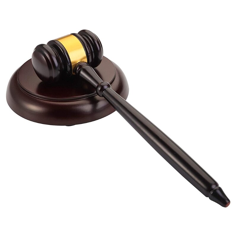 Gavel and Sound Block Set Display Addition to Classroom Conferences Elections