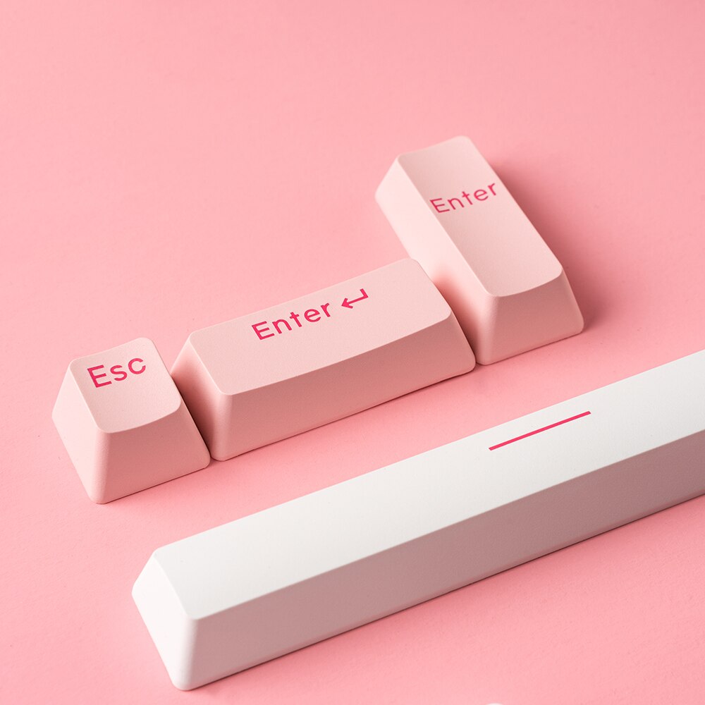 Jkdk Esc Voer Pijl Ruimte Keycaps Rood Roze Groen Blauw Oem Profiel Voor Mechanische Toetsenbord