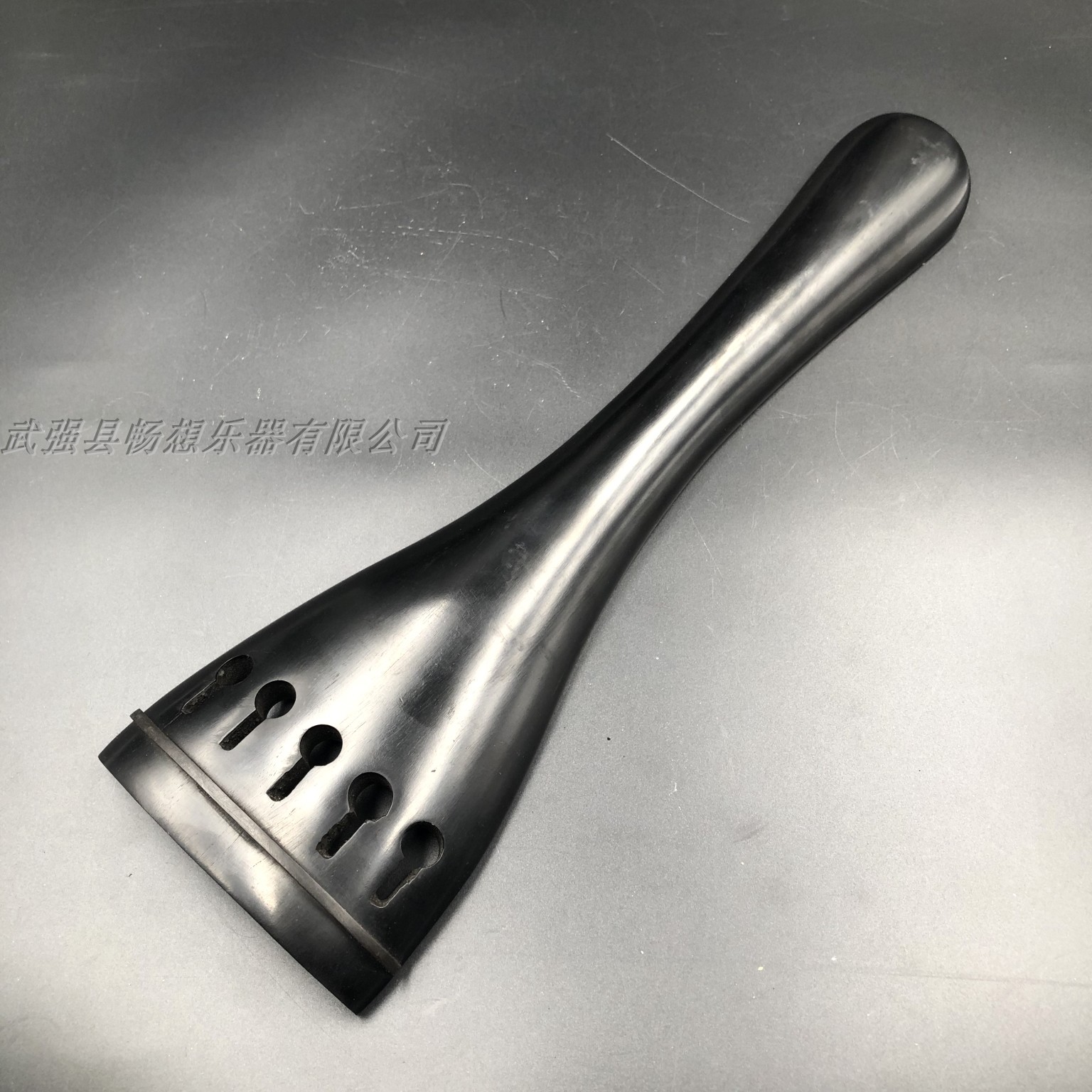 Ebony blank double bass 5strings tailpieces 3/4 with tail gut