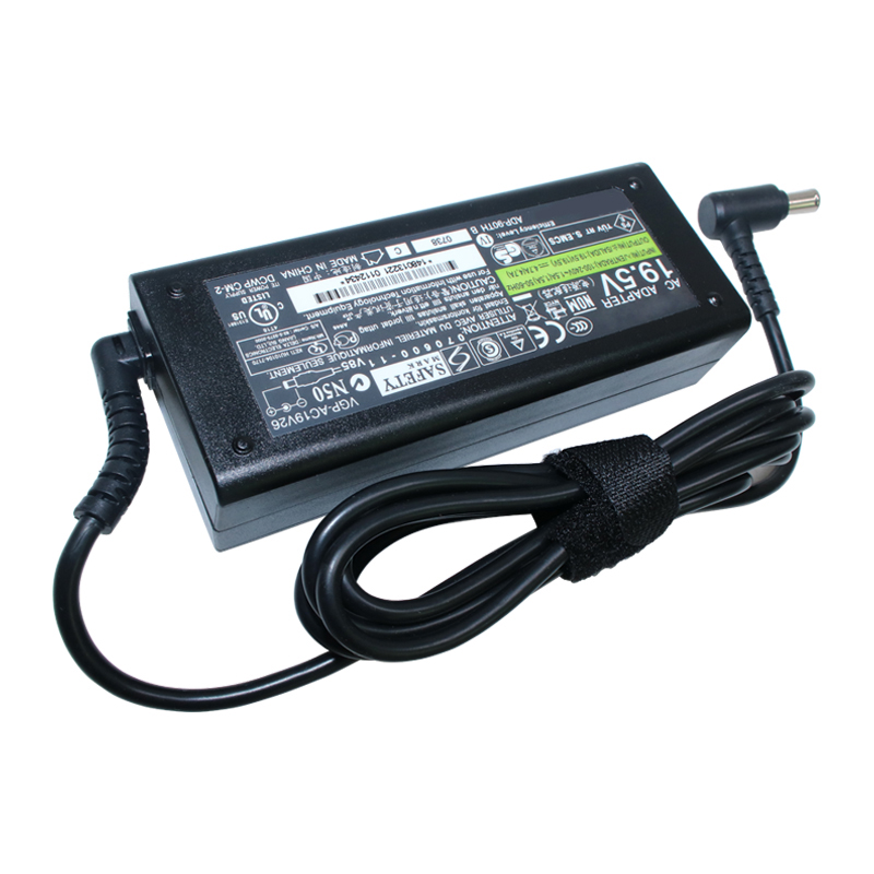 Echtes original 90w 19.5v laptop ac adapter ladegerät für sony vaio vgp -ac19 v 25 vgp -ac19 v 26 vgp -ac19 v 27
