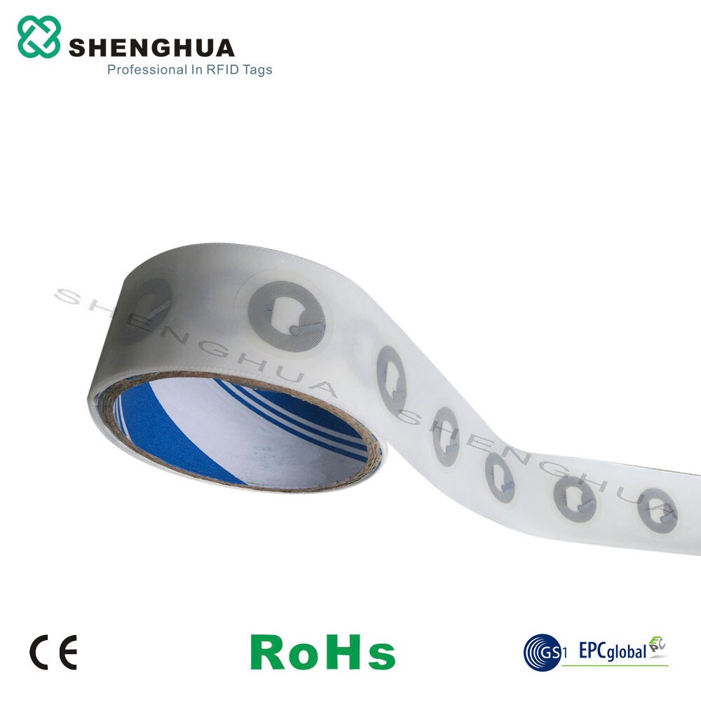 10 teile/paket ISO14443A 13,56 Mhz HF RFID Tag NFC Label Aufkleber NFC Nasse Einlage Runde NFC Tag Dia25mm