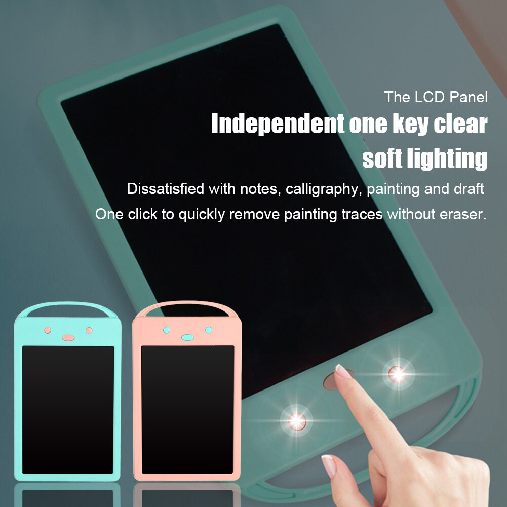 8.5Inches Partial Erasable Electronic Portable LCD Screen Colorful Display Ultra Thin Office Kids Painting Handwriting Board
