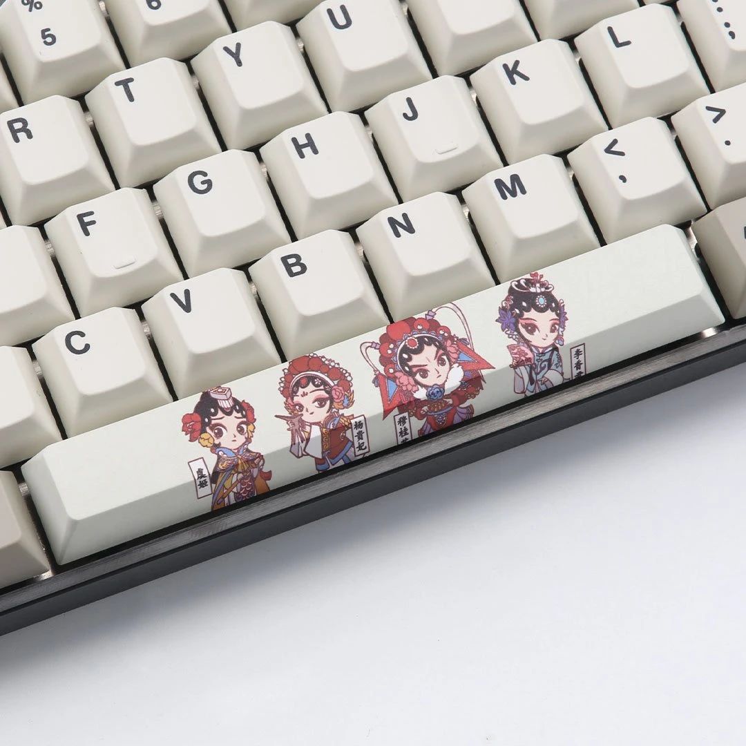 PBT Cherry Profile Dye-Sub Spacebar 6.25U Keycap Kit 11-21