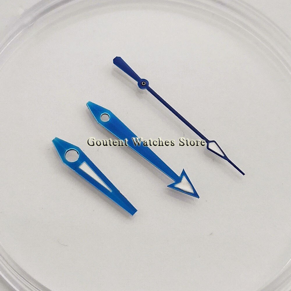 Aiguilles de montre bleues pour mis5 8215 8205 821A,DG2813 3804 mouvement