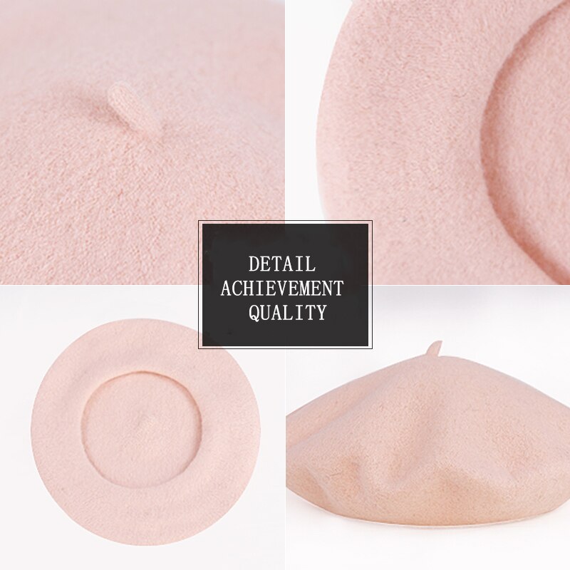 Søt jente beret høst ullmalerhatt vinter behagelig gresskarhatt vill trucker lue