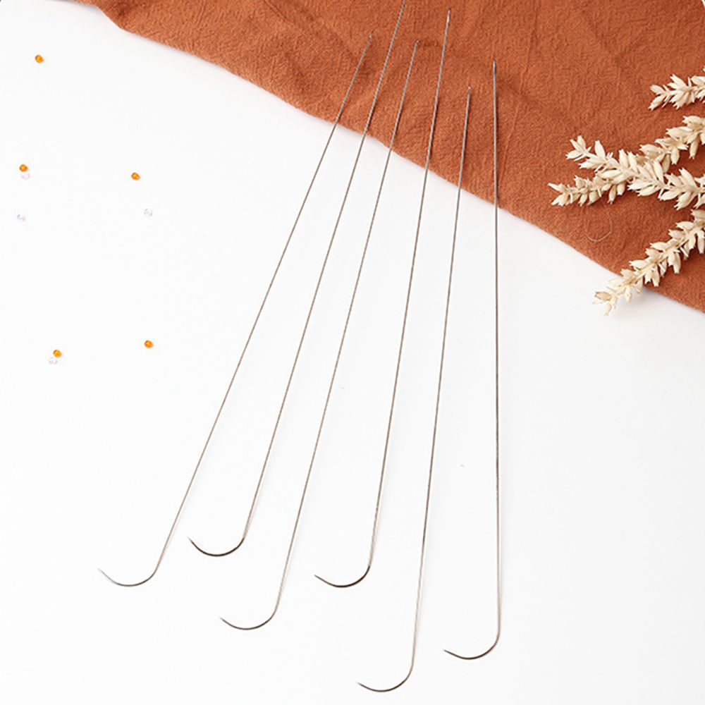 1/3 Pcs Curved Beading Needles Stainless Steel Curved Beading Needles For DIY Jewelry Making Sewing Tools