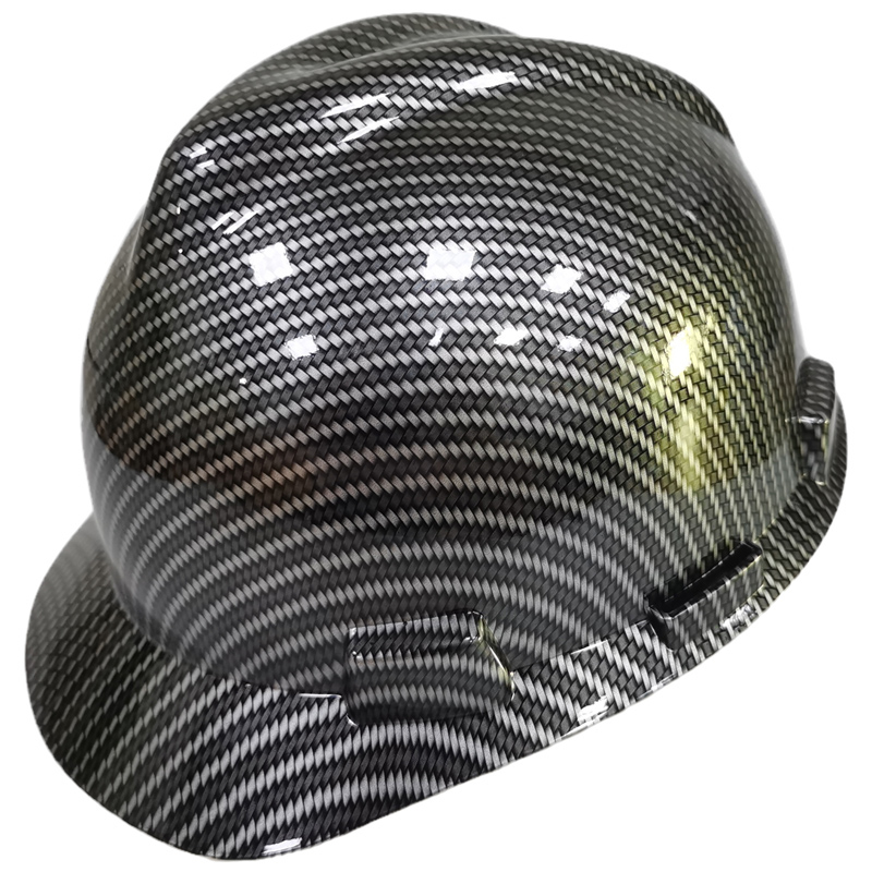 ABS Hard Hat Carbon Fiber Pattern Construction Helmet Safety Engineer Work Cap Anti-collision Protective Hat