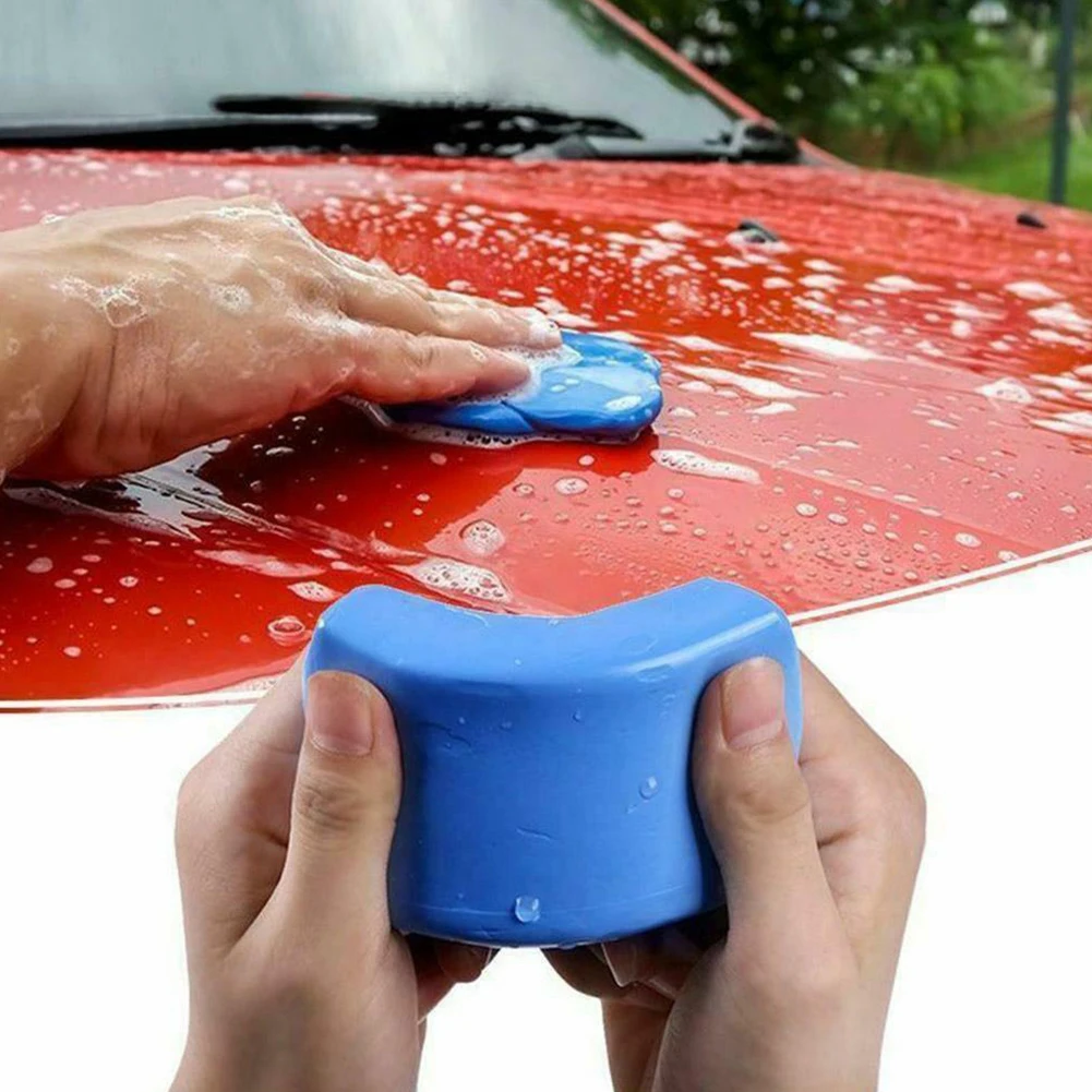 Auto schoonmaken Verwijder verschillende soorten vlekken Klei Reinigingsstaaf Blauwe autowasmiddel Modder Klei Decontaminatie Autowasmiddel Modderklei