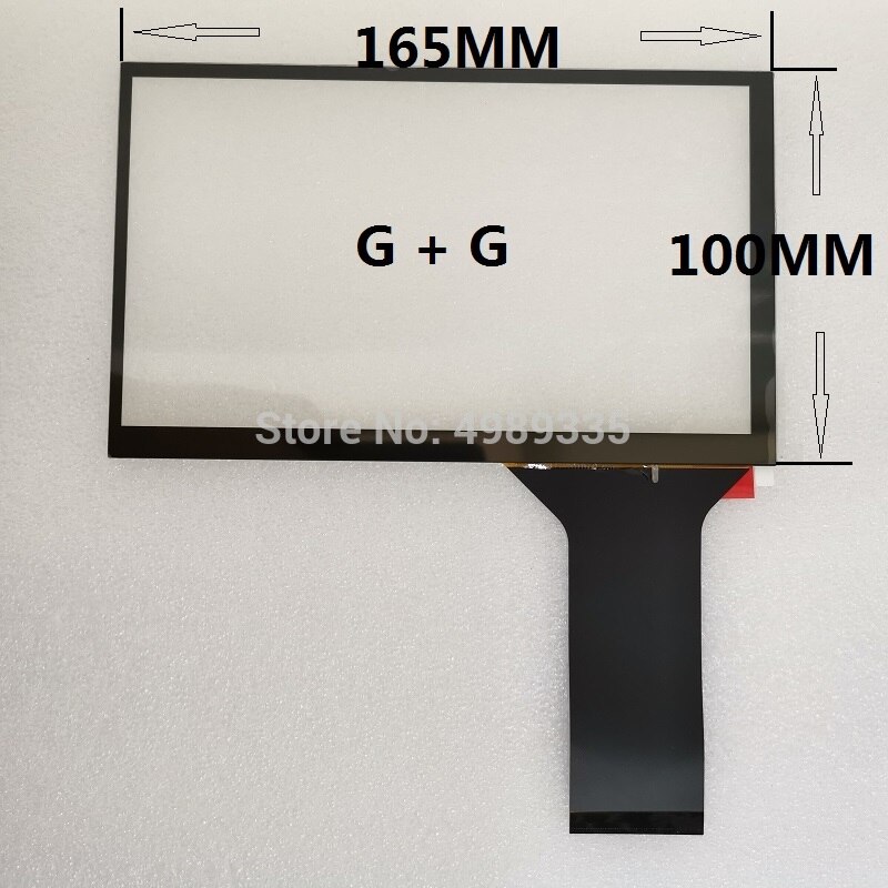 7 inch capacitive touch screen 10 points Android WIN7 8 10 linux system for plug and play tempered glass surface G+G16:9