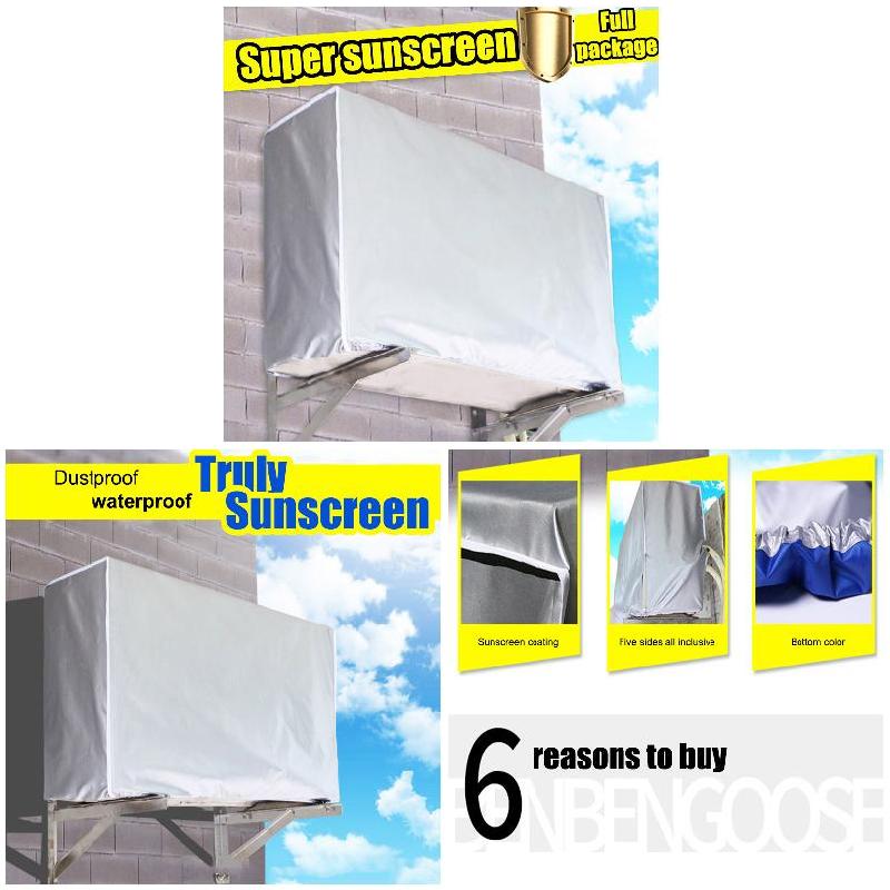 Wassen Anti-Dust Cleaning Cover Waterdichte Outdoor Airconditioning Cover Polyester Airconditioner Schoonmaken Cover 66CY