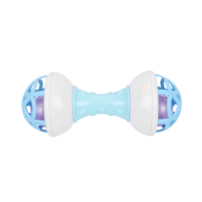 1 pcs Baby Rammelaars Zachte lijm DIY Educatief Multilaterale Rammelaar Bal Met Rammelaars Baby Hand Vangst Bal Speelgoed Bijtring Voor pasgeboren: 1 pcs no box c