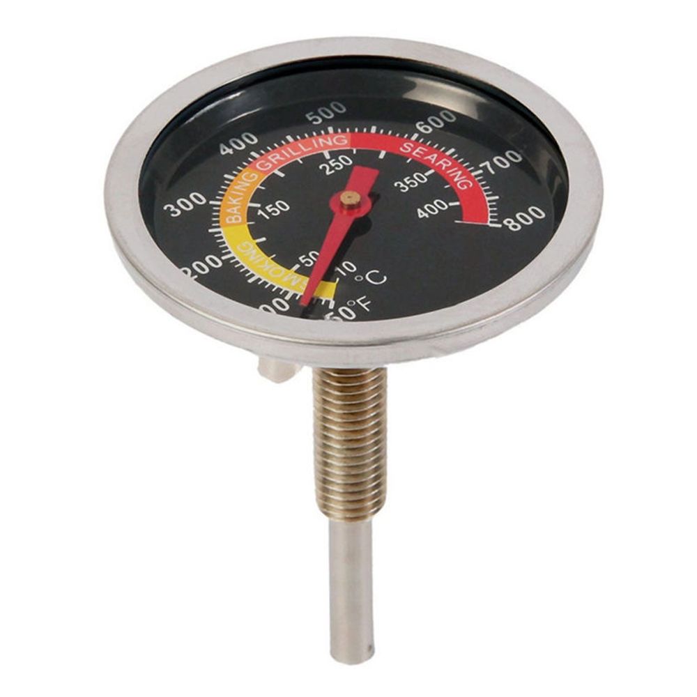 50-400℃ Stainless Steel Barbecue BBQ Smoker Grill Thermometer Temperature Gauge Oven Thermometer Barbecue Thermometer