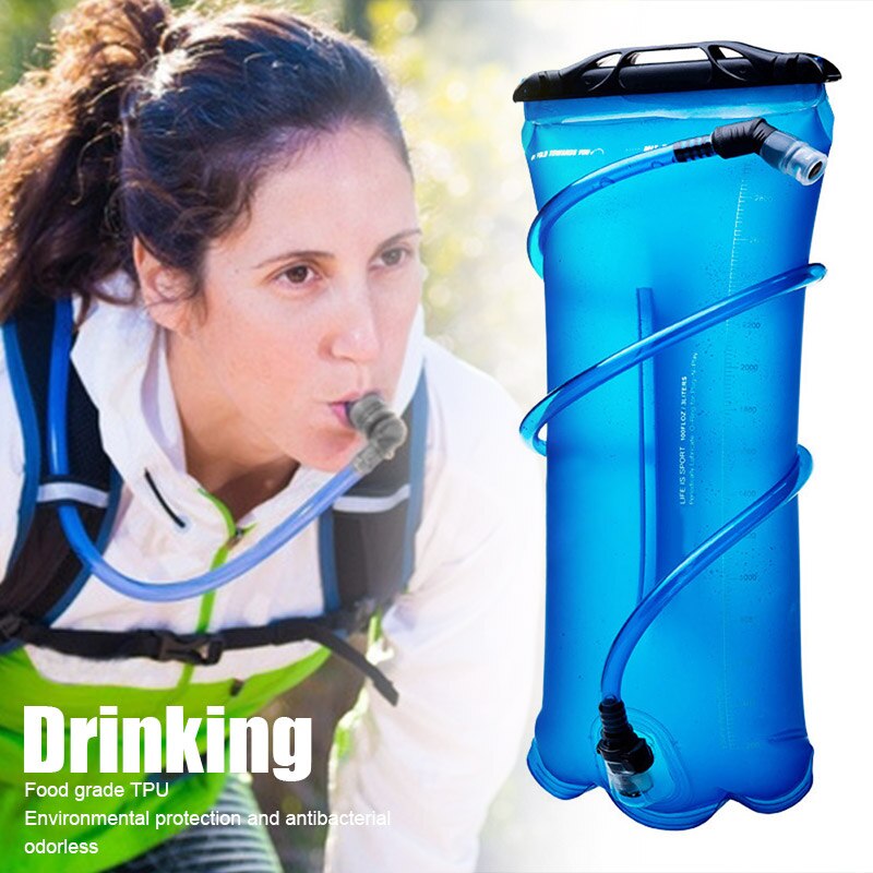 Soft Water Bag Hydration Pack Drinking Running Cycling Camping Bladder for Backpack TT-best