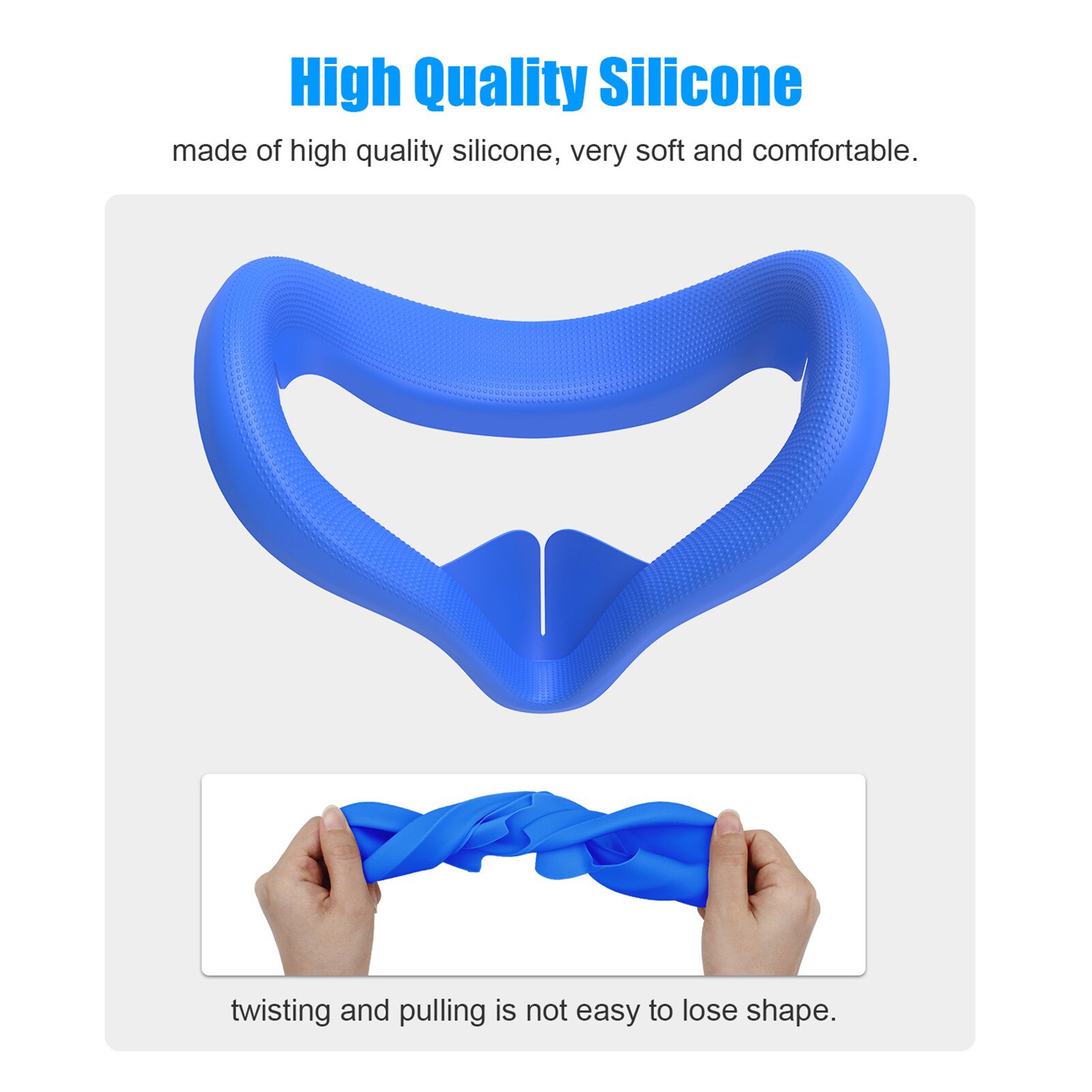 Siliconen Oogmasker Cover Pad Voor Oculus Quest 2 Vr Headset Ademend Anti-Zweet Licht Blokkeren Eye Cover Voor oculus Quest2