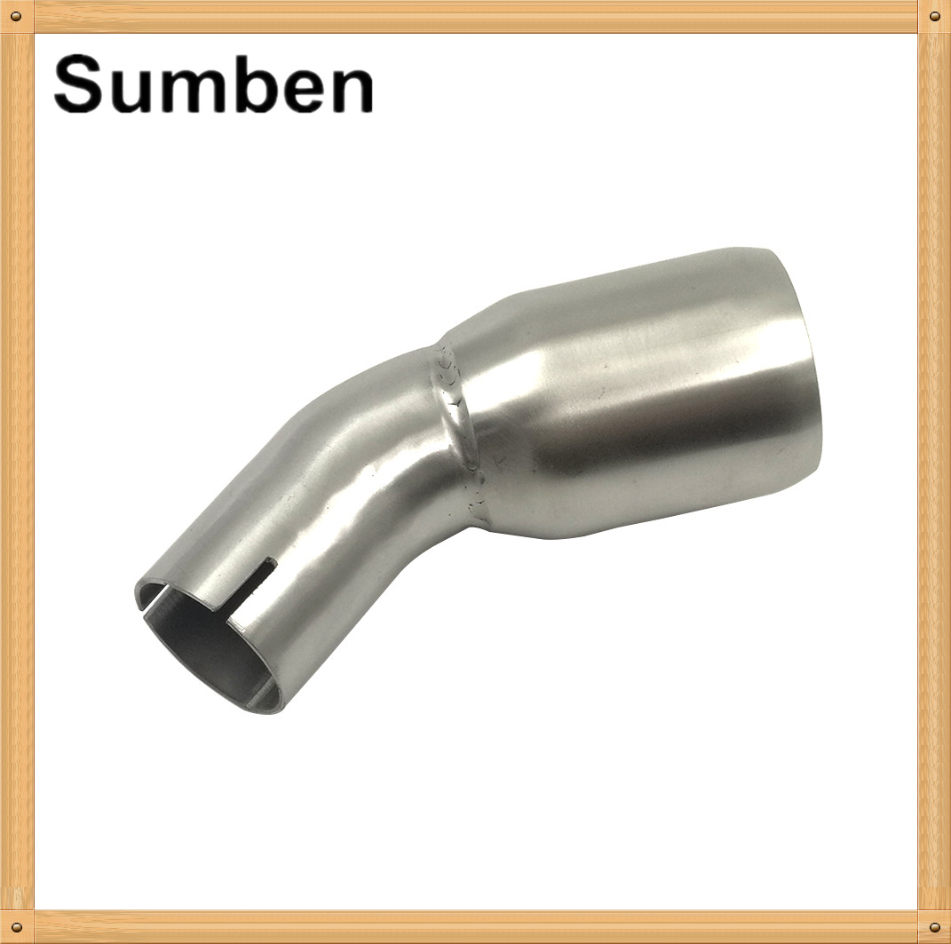 36-51MM Motorcycle Exhaust Pipe Connector Linker End Exhaust Elbow for Benelli 502C BJ500-6A