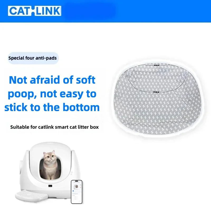 CATLINK – tapis de bac à litière pour chat, accessoires pour toilettes automatiques pour chat, remplaçables, faciles à nettoyer et à coller, article pour animaux de compagnie, tapis de toilette pour chat