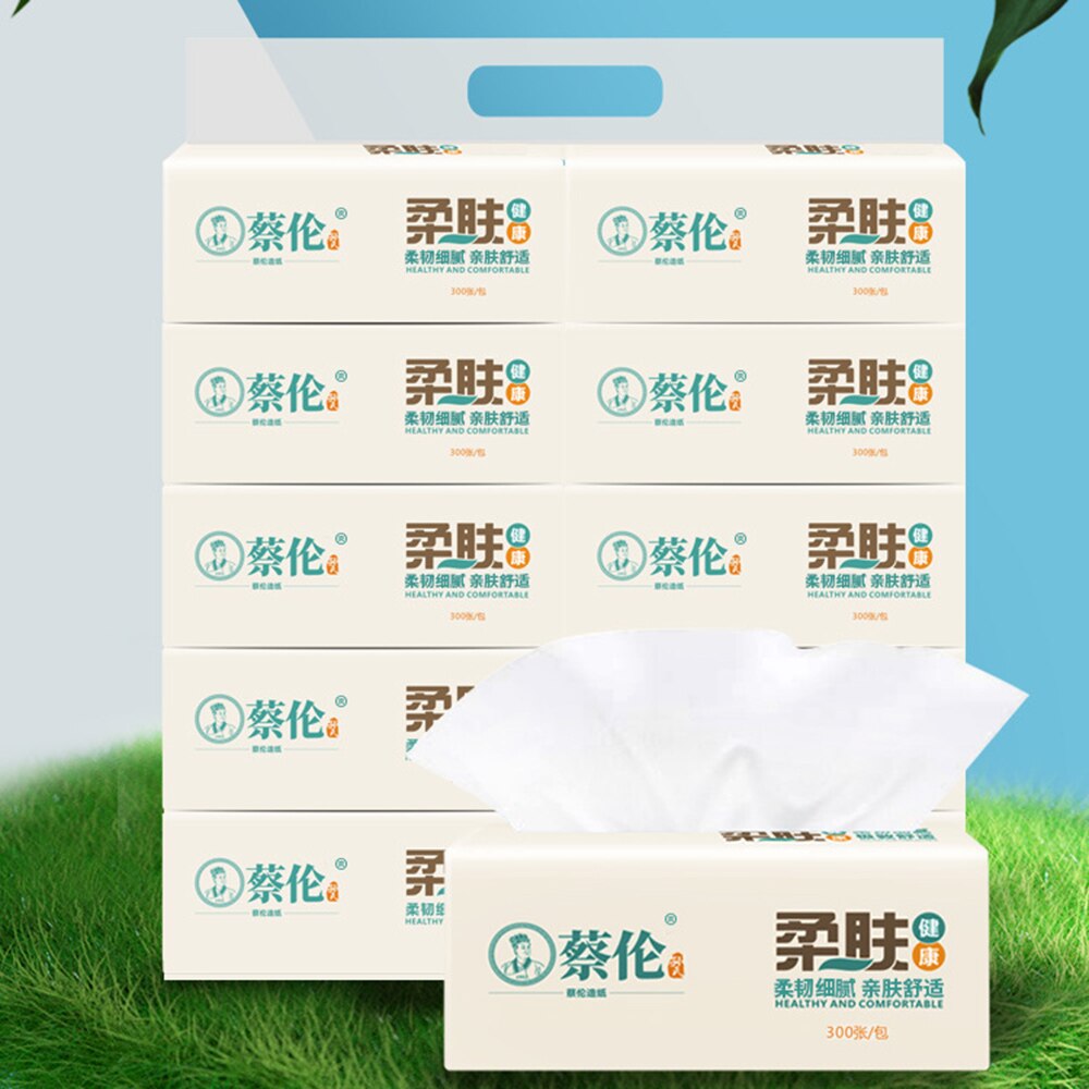 Papier table humide épais 3 couches, 10 paquets, papier hygiénique Portable, grande capacité, pour la maison, 100 unités/paquet