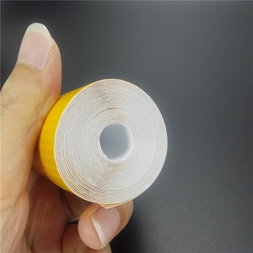 Cinta adhesiva reflectante de de seguridad, 5cm x 3m, cinta de advertencia autoadhesiva para coche, película reflectante para motocicleta, 5 colores
