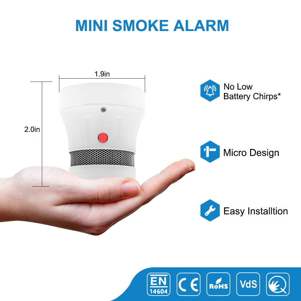 Cpvan Tuya Wifi Rookmelder 3 Jaar Levensduur Batterij Rookmelder Sensor Smart Home Security System Fire Alarm Detector Sensor