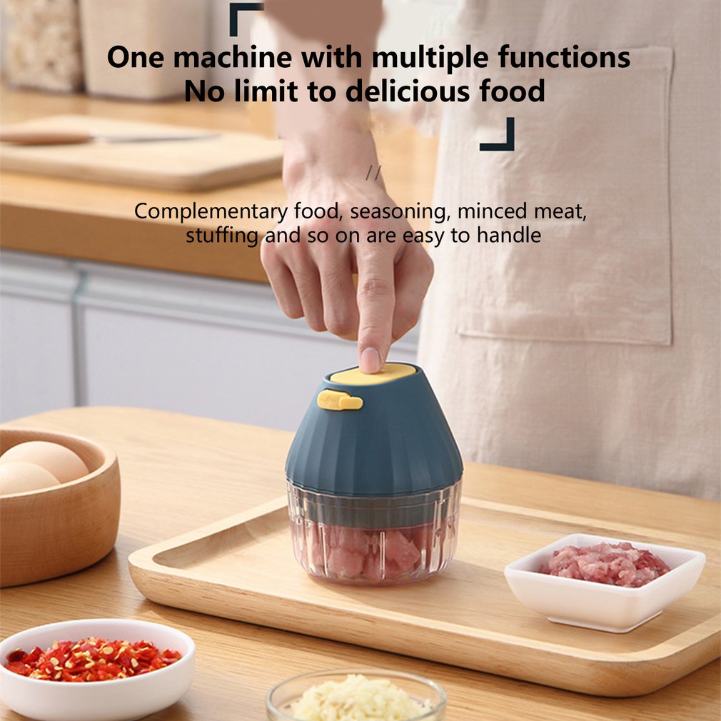 Mini hachoir à ail électrique Portable, coupe-ail pour fruits et légumes, hachoir rapide, trancheur pour aliments