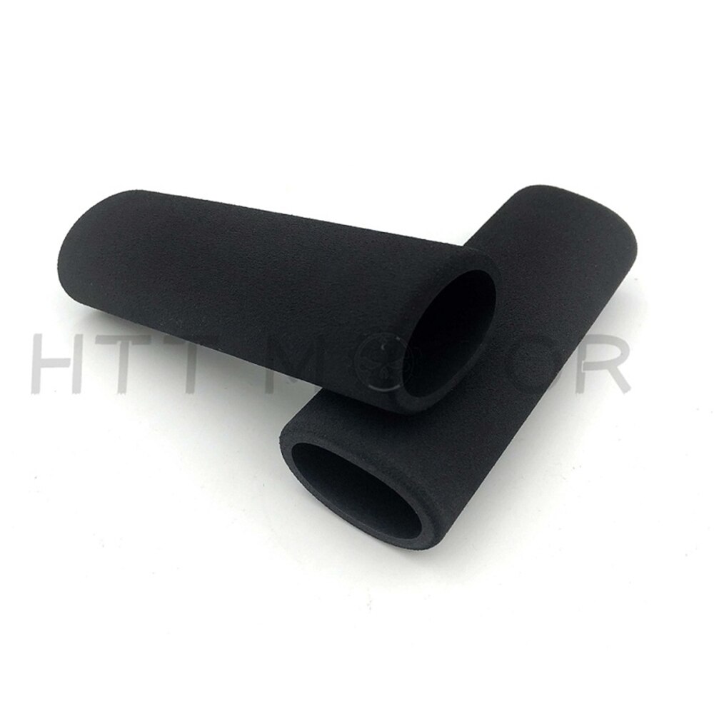 Black Hand Grips for Harley Davidson Road King Street Glide Motorcycles W/ 1" Handlebars Aftermarket Parts: ET006-BK