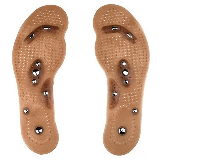 Semelles de Massage pour hommes et femmes, thérapie magnétique, perte de poids, favorise la Circulation sanguine, aimant pour les pieds, soins de santé