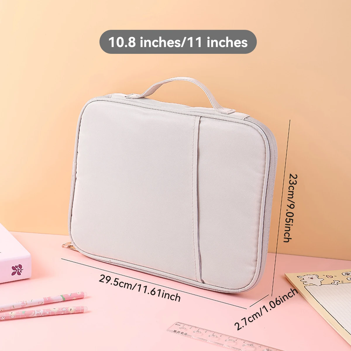 Custodia Protettiva Per Tablet Odea A12 12 Pollici Con Supporto Magnetico E Funzione Standby – Rigida E Antiurto – Colore Oro Rosa