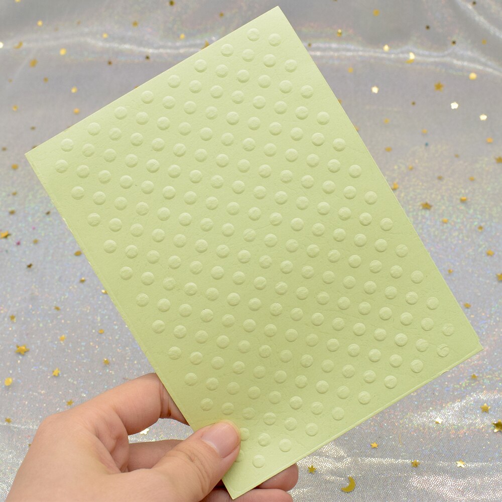 Dots Pattern 3D Embossing Folders for DIY Scrapbooking Paper Card Making Craft Plastic Embossing Template Stencil