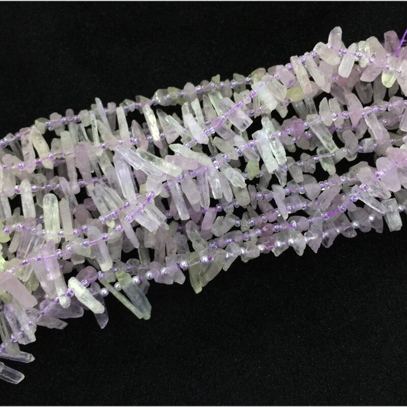 Di alta Qualità Naturale Genuino Rosa Chiaro viola Kunzite Spodumene Grezzo Minerale Opaca Ruvida arpione Perline 15 "04307