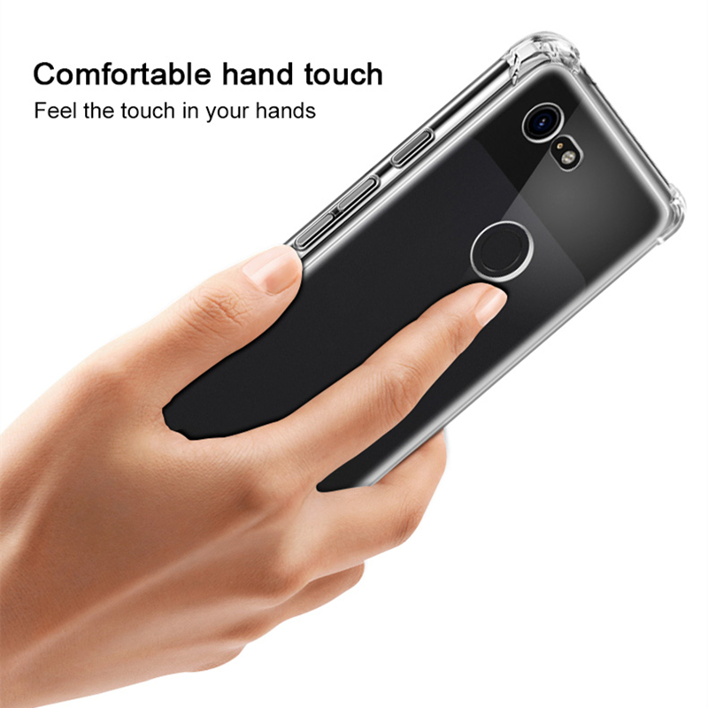 Funda Airbag a prueba de golpes para Google Pixel 1, 2, 2XL, 3, 3A, 4A, XL, funda de silicona TPU para teléfono Google Pixel 4, 5, 6, 4A, 4G, 5A, Pixel 6 Pro