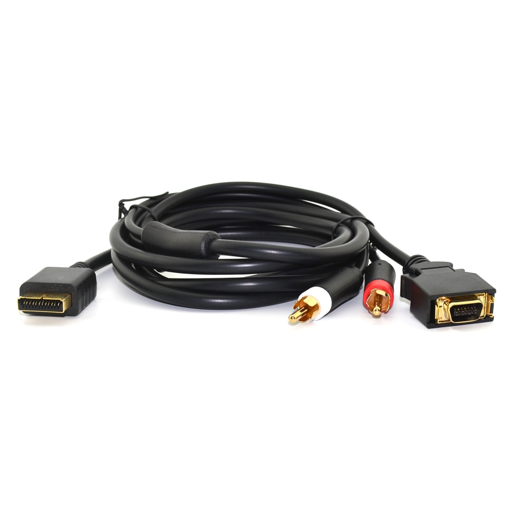 Câble AV HDTV d-video d-terminal pour Sony PlayStation PS2 et PS3,