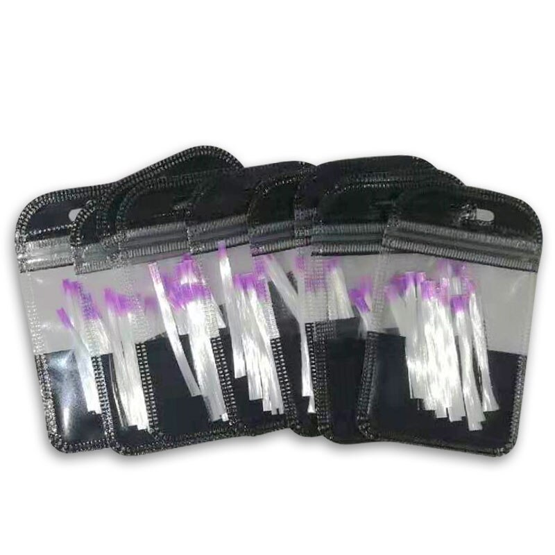 Hebras de fibra de vidrio en las uñas envoltura de seda para extensión puntas de uñas acrílicas manicura uñas salón herramienta de forma de uñas 10 unids/bolsa