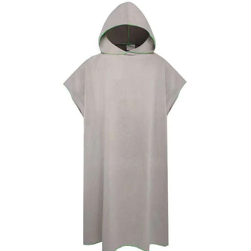 Surfen-Poncho, Wickeltuch, Kapuzenmantel, Mikrofaser, Stranddecke, Badetuch, Badehandtuch, Neoprenanzug, Strandponcho für Erwachsene: verrotten