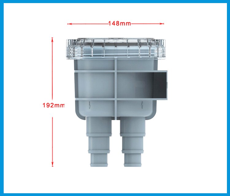 Filtre à eau de mer pour bateau | 148mm filtre pour eau de mer brute, accessoires de nautisme, convient au tuyau taille 1 "1.25" 1.5 "moteur de protection