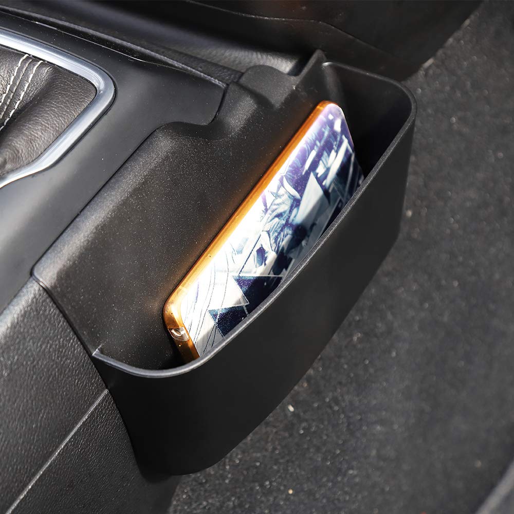 2pcs car Gear Shift Side Storage Box Holder Black ABS For Jeep Wrangler JL auto center Console Storage Box