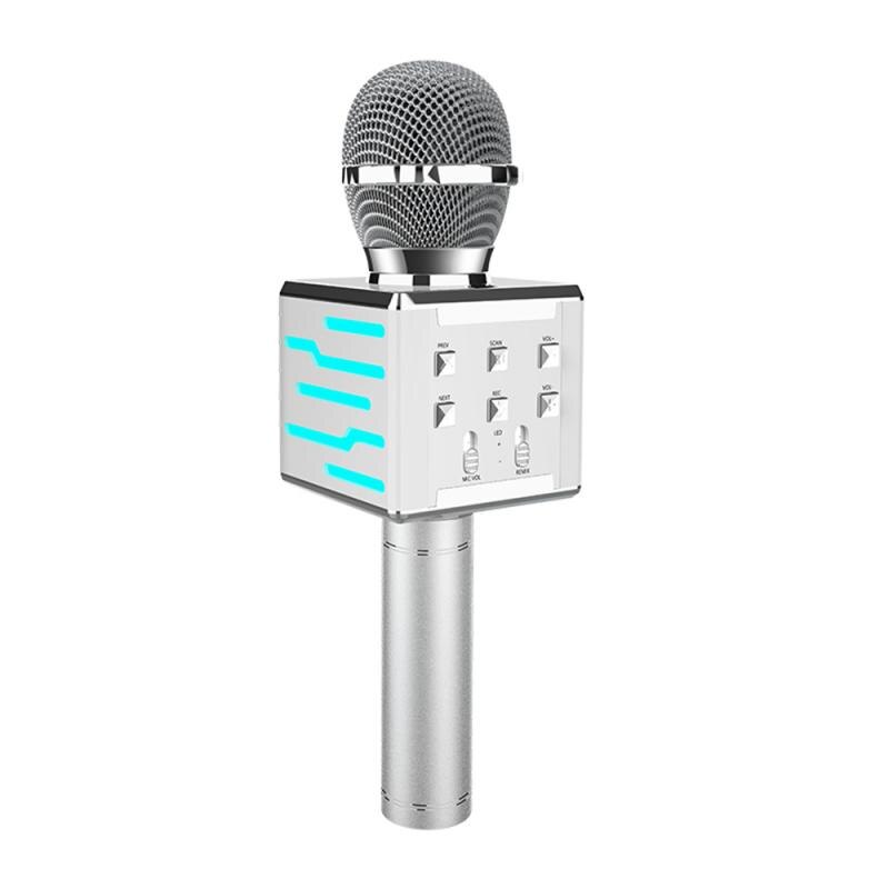 DS868 Wireless Karaoke Microphone USB Player Bluetooth Mic Speaker Perfect Sound Mike For IPhone, IPad, Tablet, Car, PC: 4